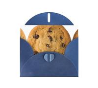 Cioccolato Cookie Stampa Vacanza Amore Fibbia Perla Carta Bulk Con Buste Saluto, Thinking Of You Biglietti 4 X 6 pollici