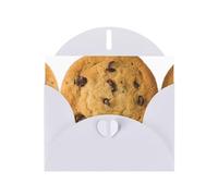 Cioccolato Cookie Stampa Vacanza Amore Fibbia Perla Carta Bulk Con Buste Saluto, Thinking Of You Biglietti 4 X 6 pollici