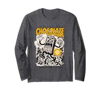Cioccolato e caos - Fun Kawaii Food Art con atteggiamento Maglia a Manica