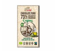 Cioccolato fondente 73% con olio d'oliva 100 g (Vaniglia - Cacao)