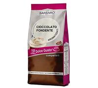 Cioccolato Fondente Barbaro, 10 Capsule, Compatibile con Dolce Gusto