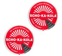 Cioccolato fondente Scho-Ka-Kola con caffeina - 2 pezzi