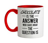 Cioccolato Is The Answer - Ceramica Mug - Dipendente da Cibo Regalo Amante Asta