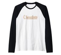 Cioccolato la Risposta a Tutti i Problemi della Vita Maglia con Maniche Raglan