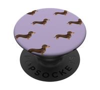 Cioccolato Marrone Bassotto Doxie Regali Per Le Donne Coquette PopSockets PopGrip Adesivo
