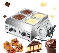 Cioccolato Melting Pot 4-Tanks Commerciale Cioccolato Tempera Macchina Cioccolato Tempera Pot 2000 W Elettrico Cioccolato Melter Pot Cioccolato Scaldino