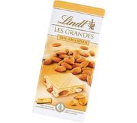 CIOCCOLATO TAVOLETTA LES GRANDES LINDT BLAN 34% AMANDES 150GR