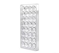 Cioccolato trasparente per alimenti Per stampo con scanalature lisce per forme uniformi di caramelle, costruito per resistere ad alte pressioni e uso frequente (a forma di margherita)