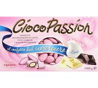 Cioco Passion - Confetti di cioccolato al latte, con Cuore di Cioccolato Bianco - 1kg