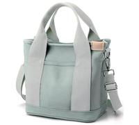 CIOIUGPIUK Una borsa in tela minimalista da donna, caratterizzata da un design ad alta capacità con ampio spazio for riporre facilmente una varietà di oggetti essenziali quotidiani.(Green)