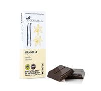 Ciokarrua® | Cioccolato Modica Vaniglia | Tavoletta Cioccolato Modica IGP Senza Lattosio - 100 Gr | Cioccolato Lavorato Basse Temperature