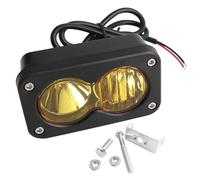 CIOKFCKIOG Per Sur-Ron Segway 20W LED interruttore fari bianco Spot Flood Pod Combo Kit impermeabile faro moto 7 pollici(Yellow)
