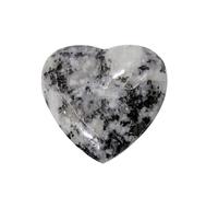 Ciondoli a forma di cuore per la creazione di gioielli, accessorio alla moda, struttura in pietra per gioielli unici e accessori artigianali a forma di cuore di, One Size, come descritto, come