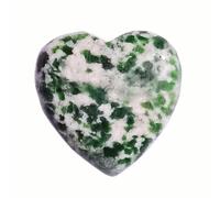 Ciondoli a forma di cuore per la creazione di gioielli, accessorio alla moda, struttura in pietra per gioielli unici e accessori artigianali, delicato ciondolo in cristallo, Misura unica, come