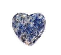 Ciondoli a forma di cuore per la creazione di gioielli, accessorio alla moda, struttura in pietra per gioielli unici e accessori artigianali a forma di cuore di, One Size, come descritto, come