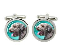 Ciondoli A Forma Di Lagotto Romagnolo In Scatola Di Cromo