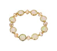 Ciondoli Bracciali Bracciale in vetro di sfumato Bracciale con colorato per regalo di compagni di classe e amici della ragazza Braccialetti Da Coppia (B, A)