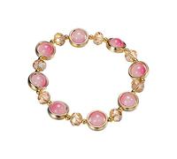 Ciondoli Bracciali Bracciale in vetro di sfumato Bracciale con colorato per regalo di compagni di classe e amici della ragazza Braccialetti Da Coppia (H, A)
