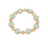 Ciondoli Bracciali Bracciale in vetro di sfumato Bracciale con colorato per regalo di compagni di classe e amici della ragazza Braccialetti Da Coppia (I, A)