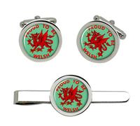 Ciondoli E Fermacravatta Welsh E Orgoglioso