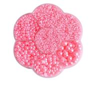 Ciondoli for unghie colorati con perle semicircolari, dimensioni miste | Le dimensioni miste da 2 mm a 10 mm offrono opzioni versatili for diversi design delle unghie