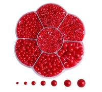 Ciondoli for unghie colorati con perle semicircolari, dimensioni miste | Le dimensioni miste da 2 mm a 10 mm offrono opzioni versatili for diversi design delle unghie