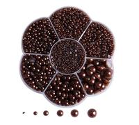 Ciondoli for unghie colorati con perle semicircolari, dimensioni miste | Le dimensioni miste da 2 mm a 10 mm offrono opzioni versatili for diversi design delle unghie