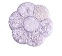 Ciondoli for unghie colorati con perle semicircolari, dimensioni miste | Le dimensioni miste da 2 mm a 10 mm offrono opzioni versatili for diversi design delle unghie