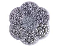 Ciondoli for unghie colorati con perle semicircolari, dimensioni miste | Le dimensioni miste da 2 mm a 10 mm offrono opzioni versatili for diversi design delle unghie
