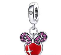 Ciondoli in argento 925 Disney per braccialetto mickey minnie paperina cartoons