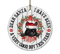 Ciondoli Per Albero Di Natale Custom Dear Santa I Have Been A Very Good Boy This Year Chow Chow Dog Natale Ornamenti Pendenti Personalizzato Stampato Su Due Lati Decorazioni Natalizie