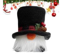 Ciondoli per bambole a LED di Natale, decorazioni natalizie con luci - Bambole sospese Bambole di Natale in peluche a LED senza viso,Ciondoli di Natale luminosi al naso rosso, ornamenti per vacanze
