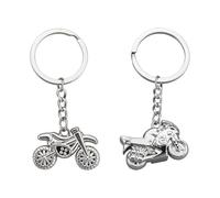 Ciondoli Per Moto In 2 Pezzi, Ciondoli Personalizzati Alla Moda, Regali Per Ciclisti, Ciondoli Creativi In Metallo, Etichette Regalo