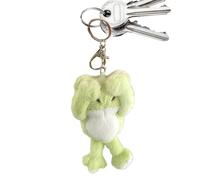 Ciondoli Portachiavi In Felpato,Ciondolo Di Peluche | Charm per borsa con immagine di rana del fumetto | Accessorio per zaino con ciondolo a portatile per borse, zaini, chiavi
