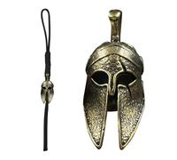 Ciondolo a di casco, cordino per casco in bronzo, ciondolo in classico per caschi paracord, ciondolo portachiavi con bottoni fusi a mano per braccialetto portachiavi