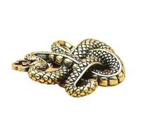 Ciondolo a fiocco di serpente, ornamento della fortuna dell'anno cinese a doppio serpente | souvenir di Capodanno cinese da collezione per la cartella, interni auto, portachiavi, casa