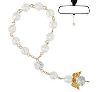 Ciondolo a forma di angelo custode per auto, specchietto retrovisore, angelo guardiano, specchio retrovisore, elegante decorazione per interni auto, regalo per uomo e donna, design con chiusura a
