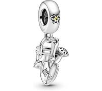 Ciondolo a forma di annaffiatoio e cazzuola, in argento Sterling 925, compatibile con ciondoli Pandora e molti altri braccialetti con ciondoli del Regno Unito.