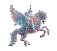 Ciondolo a forma di Babbo Natale per albero di Natale Fantasy 2D, , resistente all'inverno