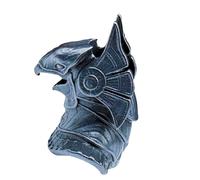 Ciondolo a forma di casco, in paracord, accessorio per esterni, struttura in rame, adatto per campeggio, escursionismo, appassionati di cultura storica, campeggio