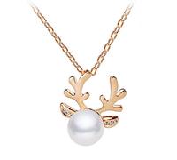 Ciondolo a Forma di Corna Eleganti Collana di Gioielli Personalizzati Collana di Cristallo di Diamante Accessori Regalo di Gioielli da Donna Molto Pratico e Popolare Attractive And Fashion