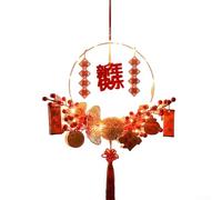 Ciondolo a forma di corona di drago con simbolo della benedizione, per la casa e il lavoro (F)