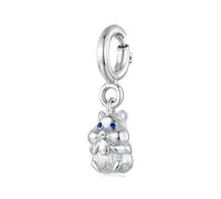 Ciondolo a forma di criceto in argento Sterling 925 per bracciale Pandora