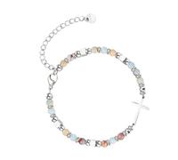 Ciondolo a forma di crocifisso, catena in lega, chiusura sicura, leggera, gioiello da indossare tutti i giorni, gioielli religiosi