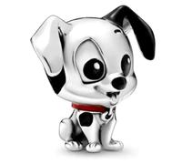 Ciondolo a forma di cucciolo di dalmata in argento Sterling 925, compatibile con ciondoli Pandora e molti altri braccialetti con ciondoli del Regno Unito.