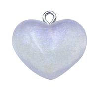 Ciondolo a forma di cuore fai da te collana braccialetto fornitura abbellimenti cuore piccolo fai da te perline cuore resina materiale Reisn fascino cuore