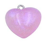 Ciondolo a forma di cuore fai da te collana braccialetto fornitura abbellimenti cuore piccolo fai da te perline cuore resina materiale Reisn fascino cuore