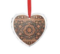 Ciondolo a forma di cuore in cristallo trasparente antico orientalista romantico ciondolo a forma di amore decorazione da appendere per fai da te regalo per finestra di casa, auto, festa di nozze