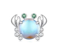 Ciondolo a forma di granchio blu in argento Sterling 925, per bracciale Pandora
