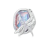 Ciondolo a forma di libellula Ciondolo in argento sterling 925 adatto per collane con bracciale Pandora,BSC987